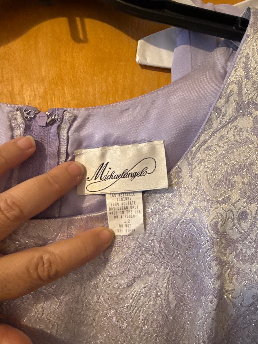 Michaelangelo Lavender Dress Set - photo 3