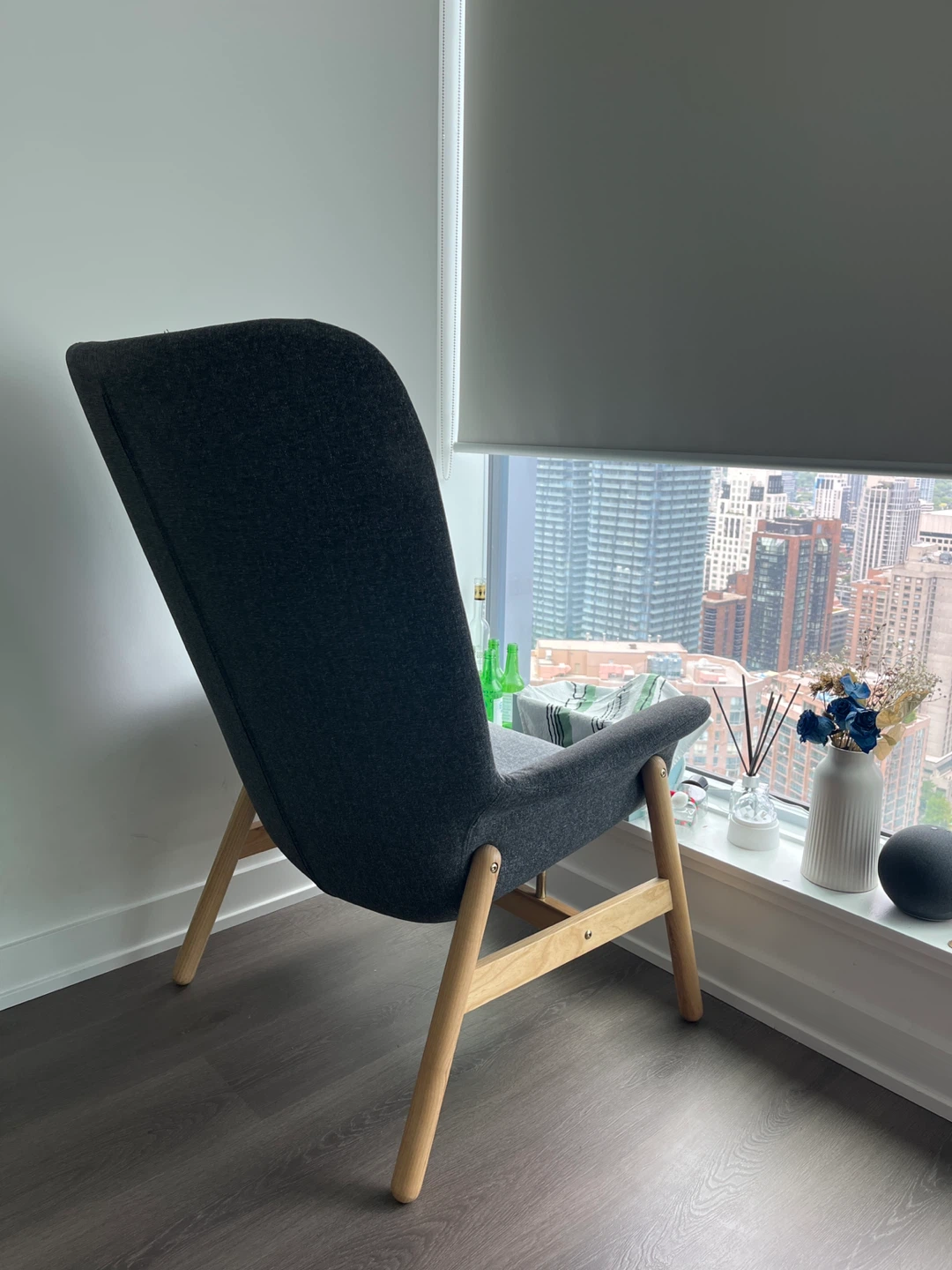 IKEA VEDBO Armchair high, Gunnared dark gray - photo 3