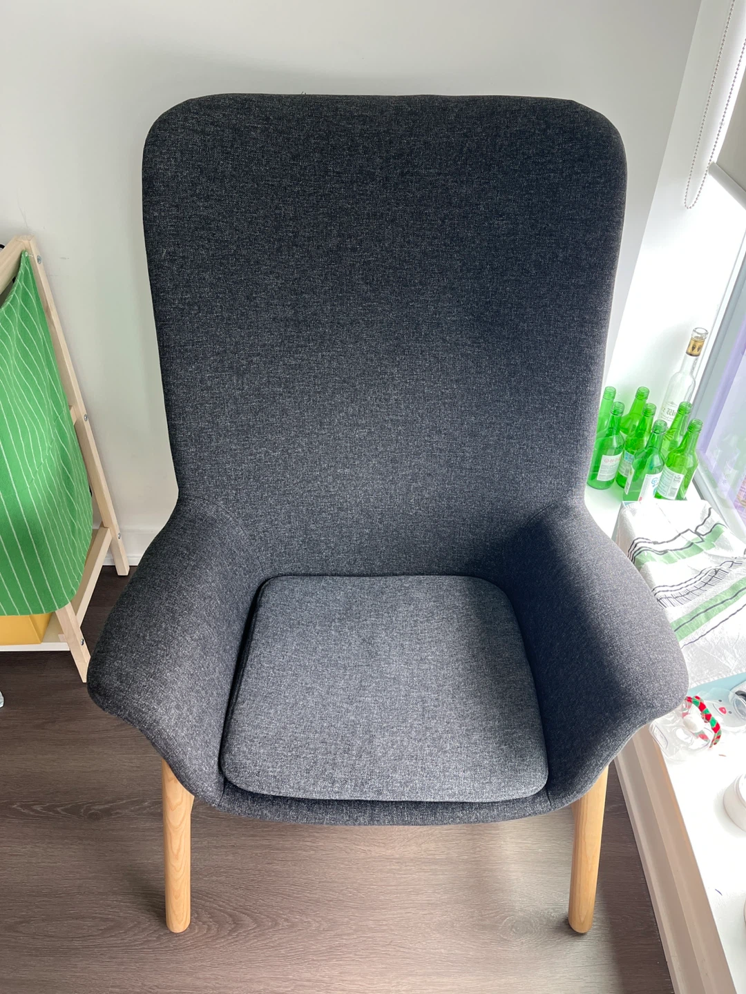 IKEA VEDBO Armchair high, Gunnared dark gray - photo 2