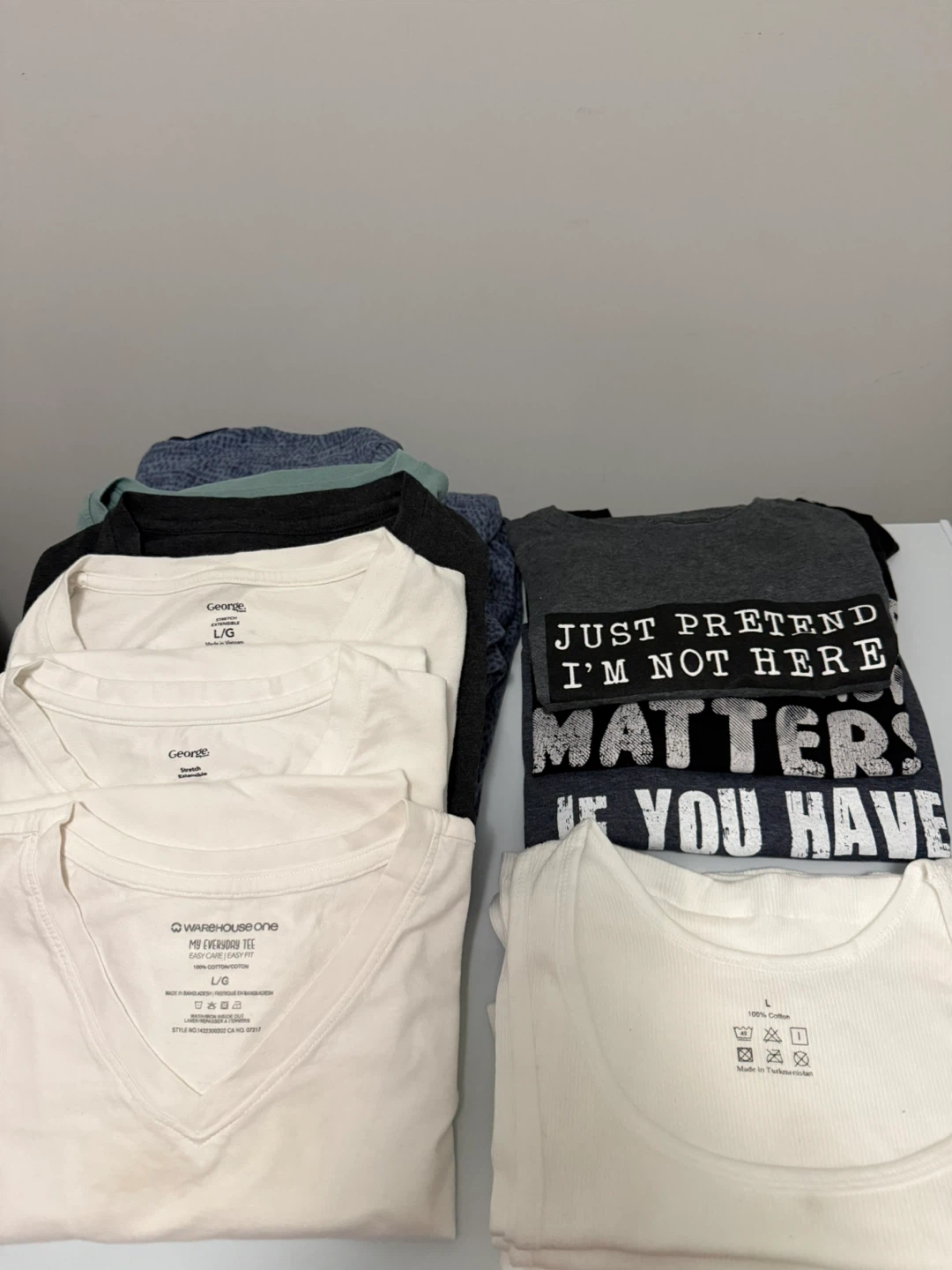 George and Warehouse One T-Shirts and Pants