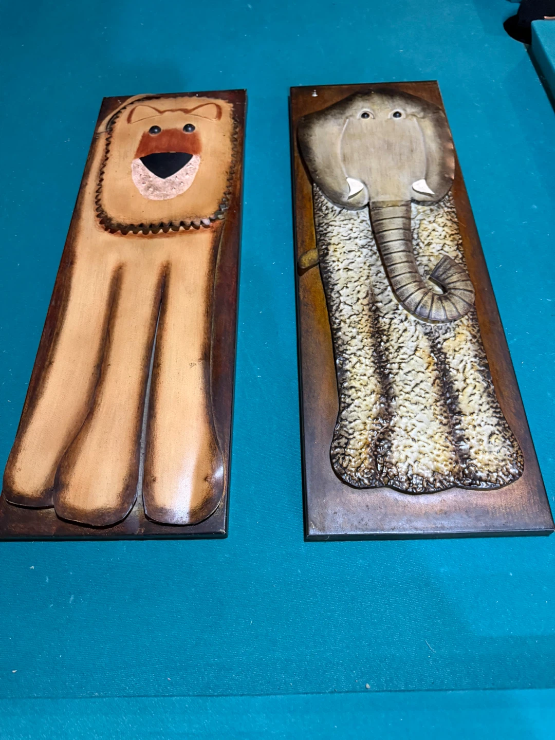 Metal Lion and Elephant Wall Art Set - photo 4