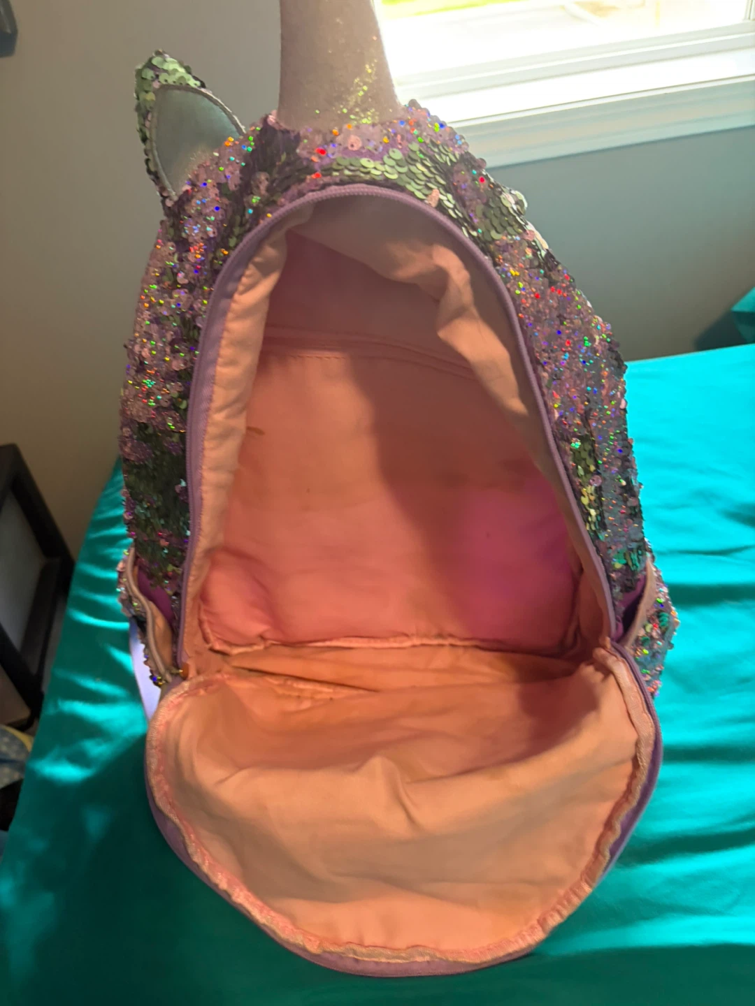 Unicorn Sequin Backpack - photo 3