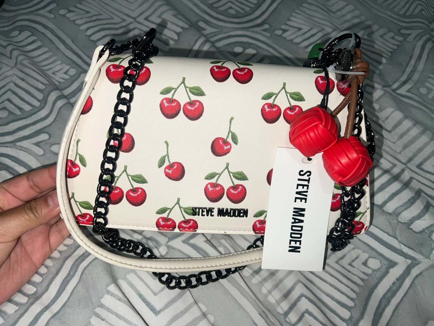 Steve Madden Cherry Print Crossbody Bag