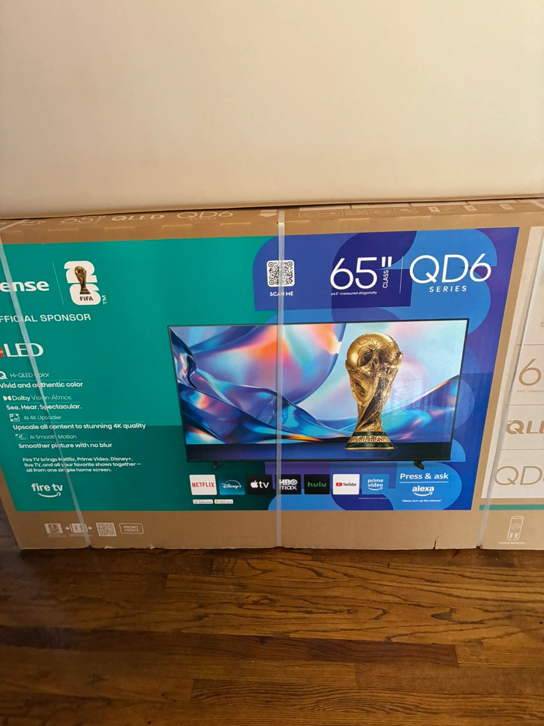 65" Hisense QLED QD6 Series TV