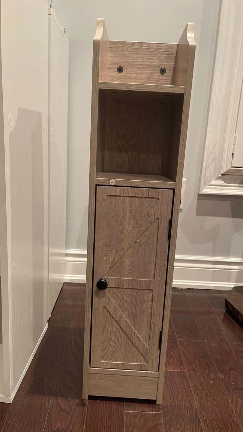 Bathroom Narrow Edge Storage Cabinet - photo 3