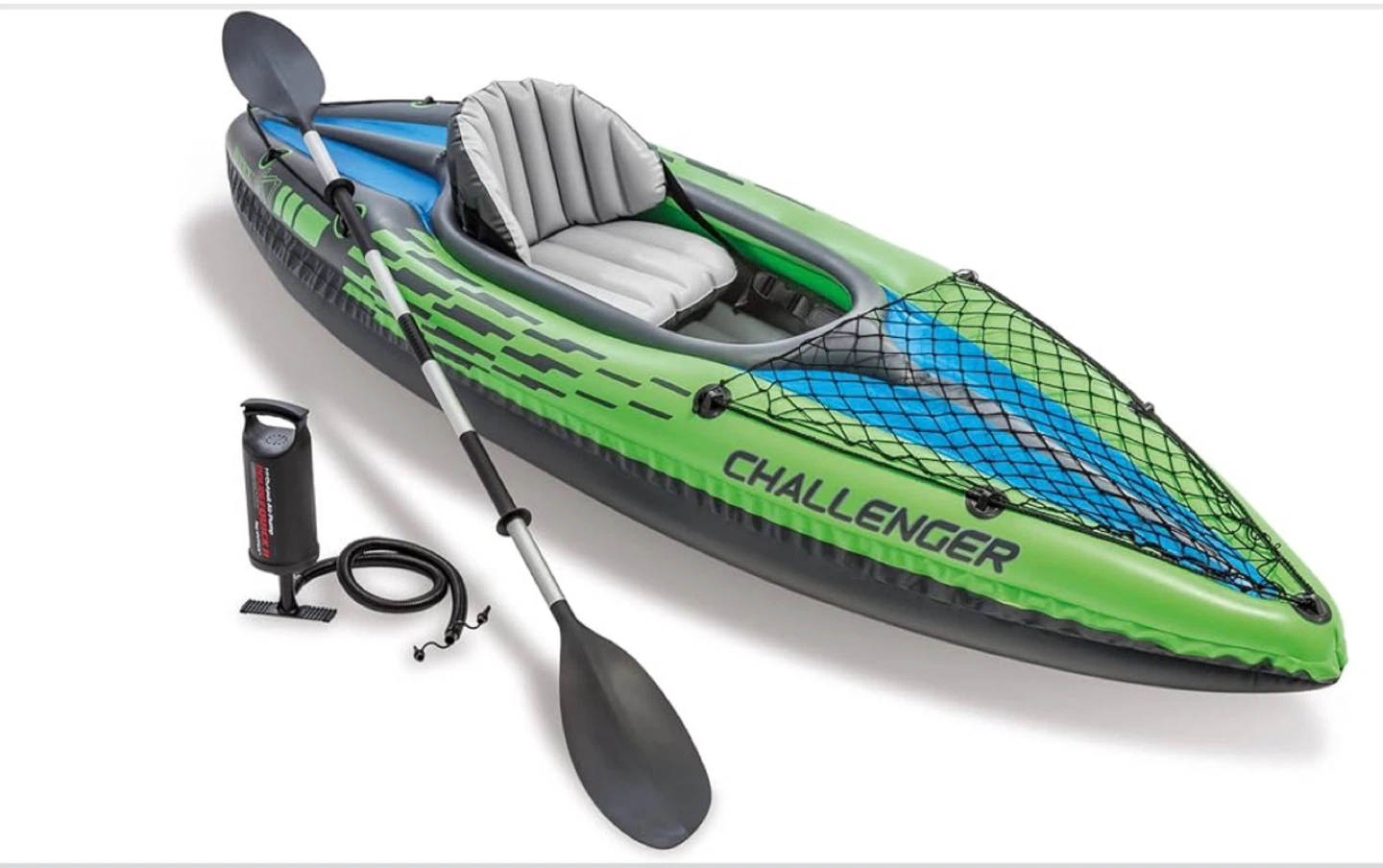 2 Intex Challenger Kayak with Paddle and Pump