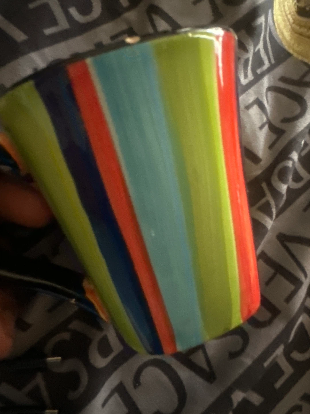 Colorful Striped Mug