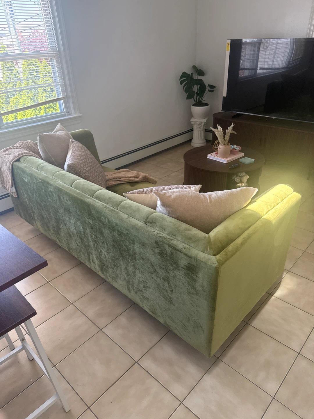 Velvet Green Sofá - photo 3