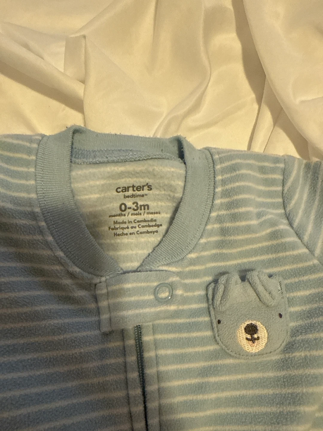 Carter's Baby Sleep Bag 0-3m Blue Striped - photo 2