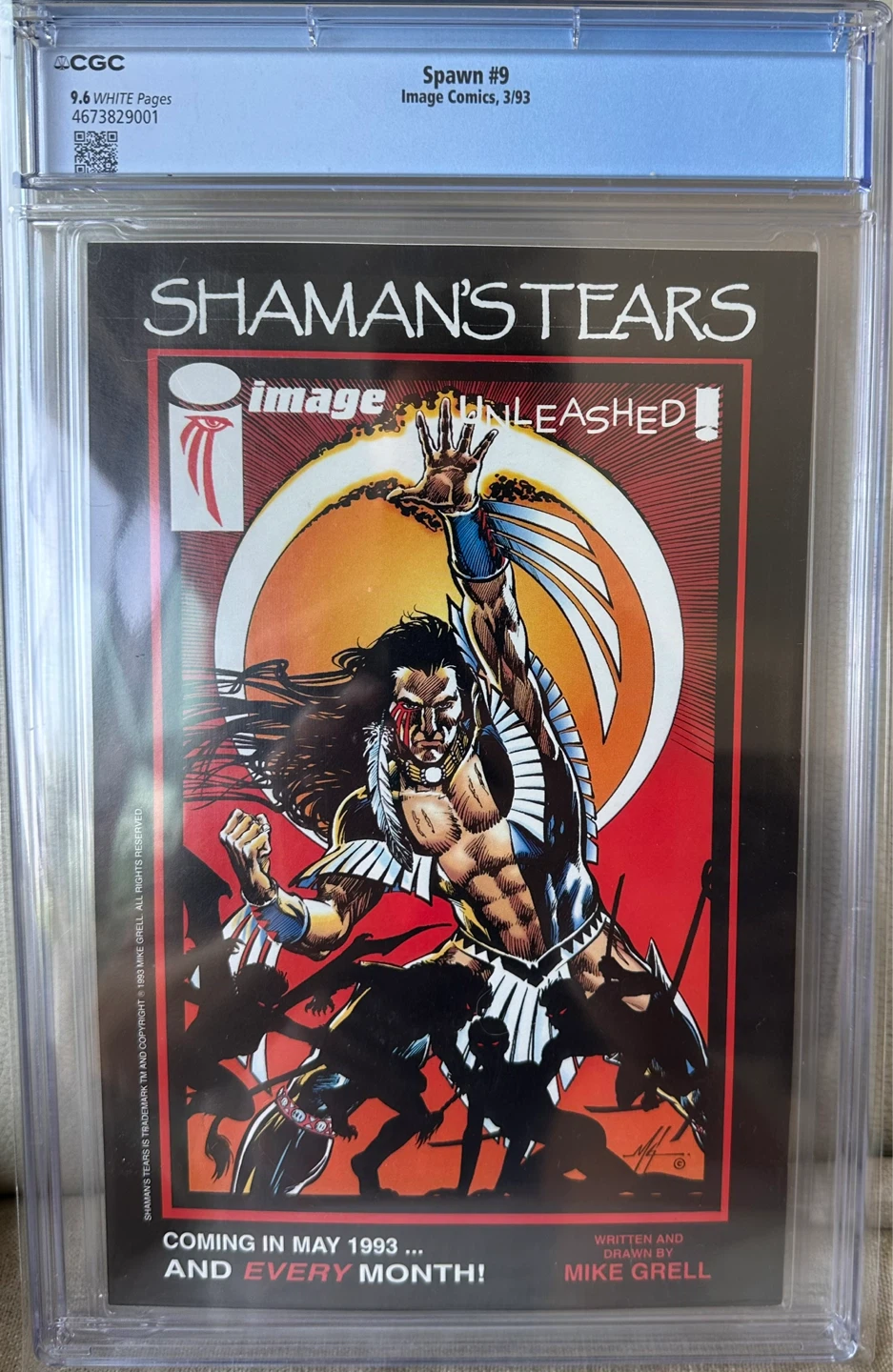 Spawn #9 CGC 9.6 Universal Grade Comic - photo 4