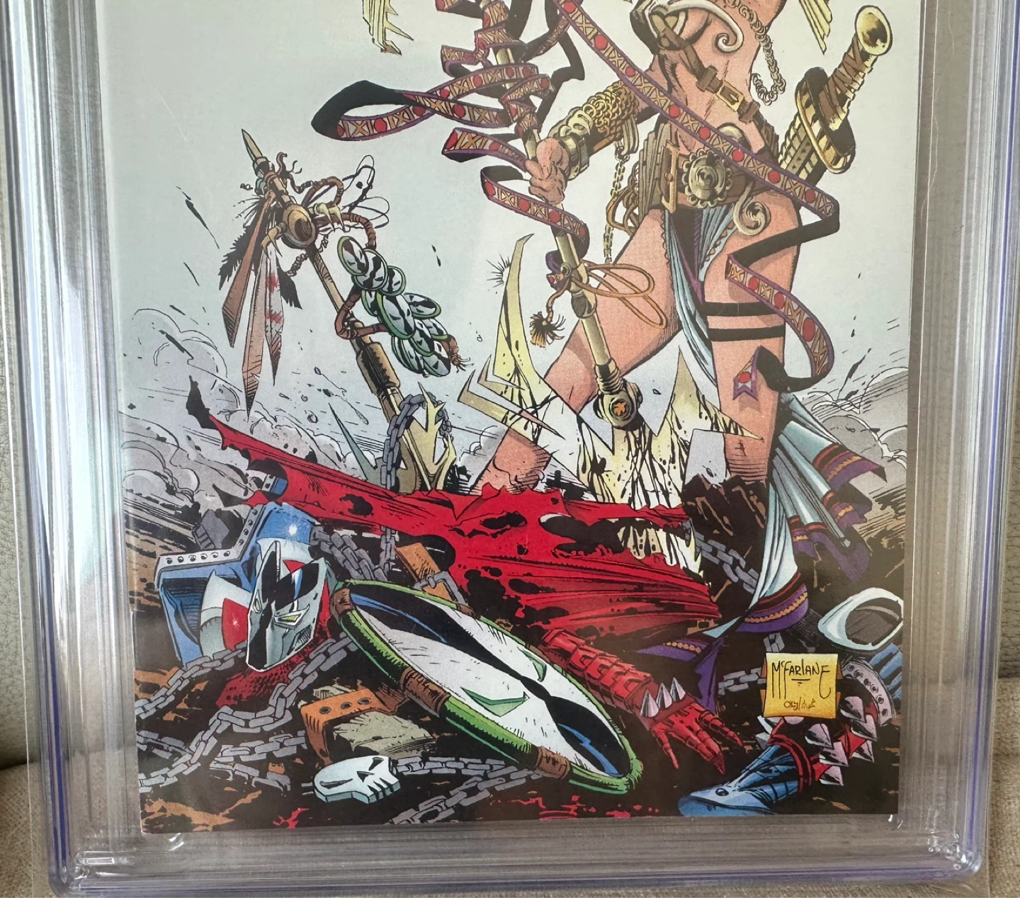 Spawn #9 CGC 9.6 Universal Grade Comic - photo 3