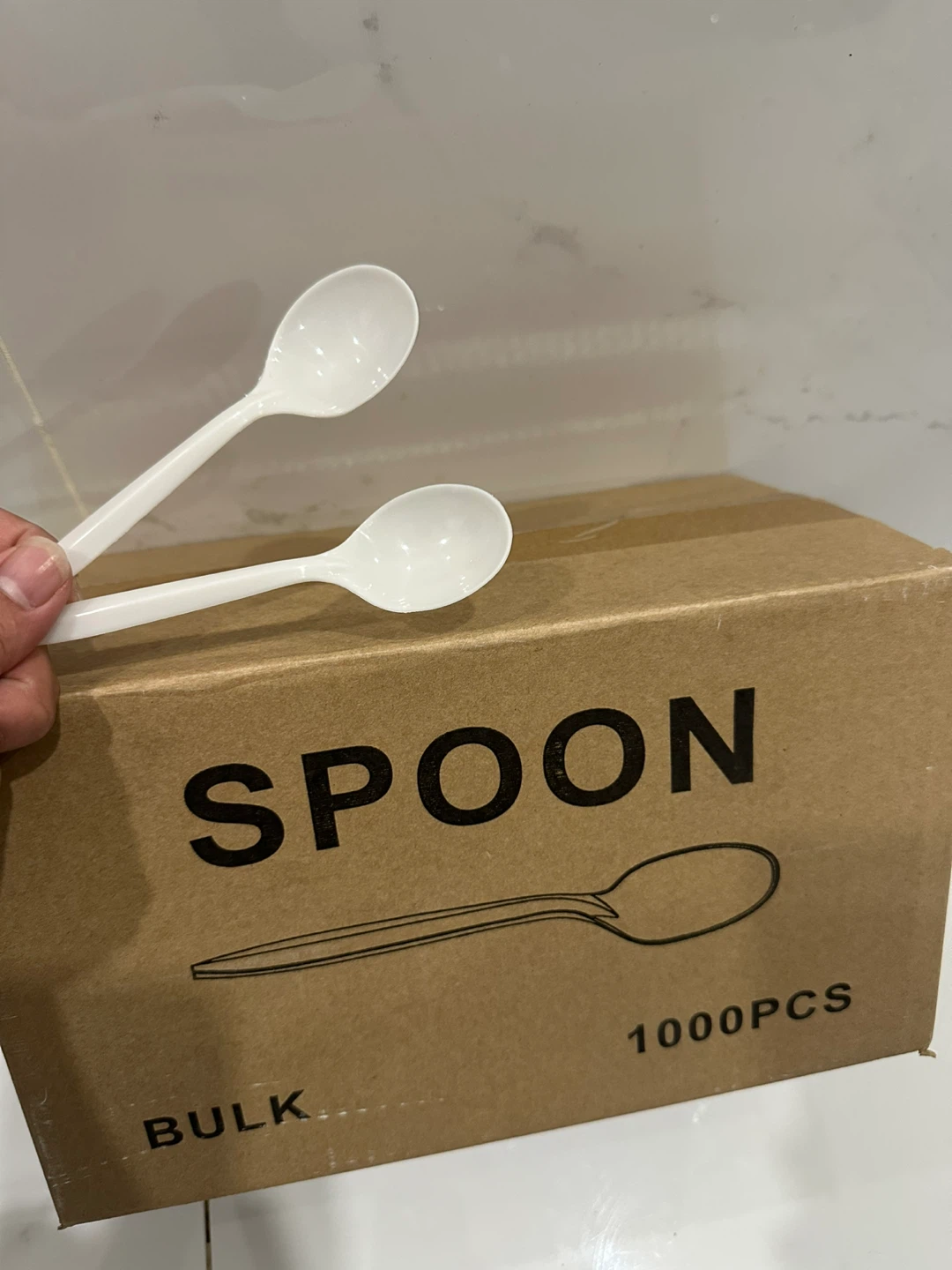 Bulk SPOON 1000 Pieces ( plastic spoon ) - photo 3