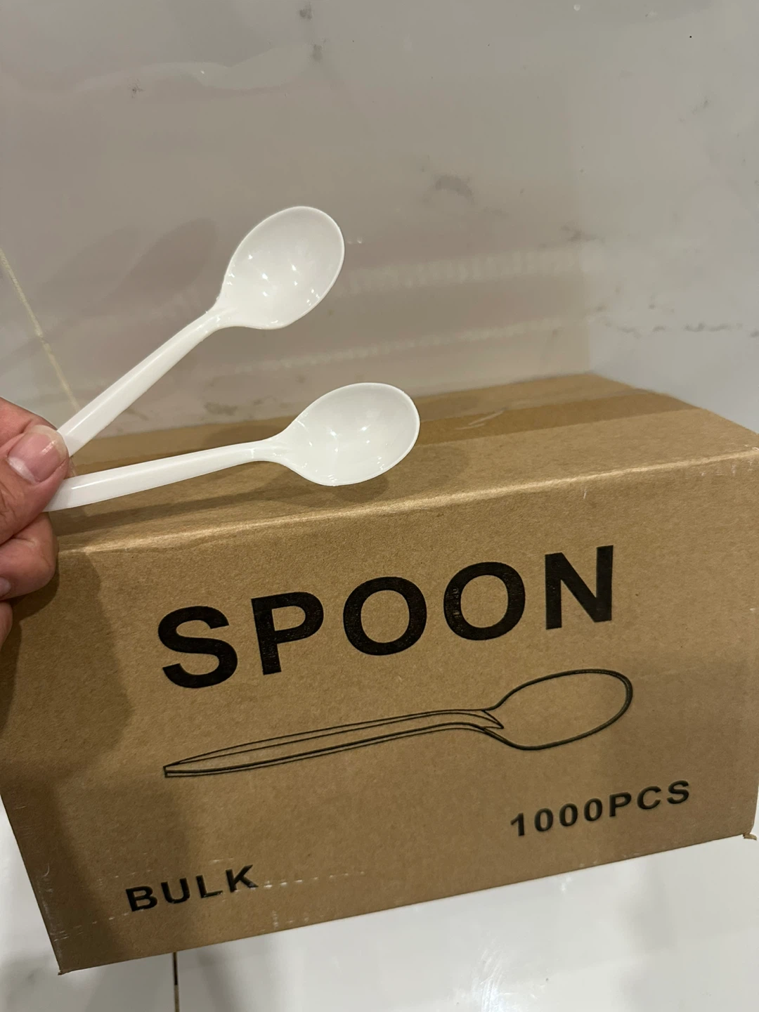 Bulk SPOON 1000 Pieces ( plastic spoon ) - photo 2