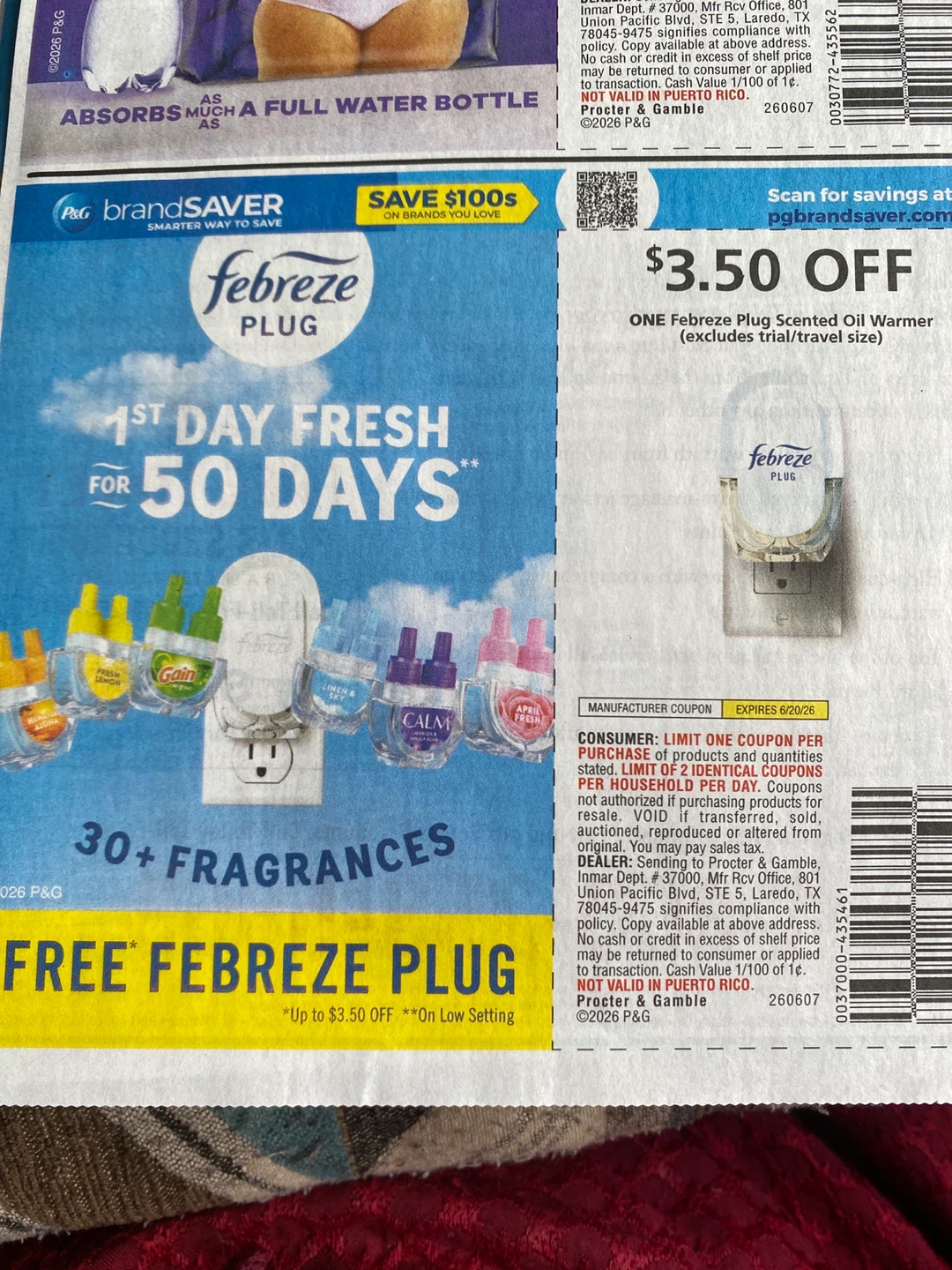 Febreze Plug Scented Oil Warmer Coupon