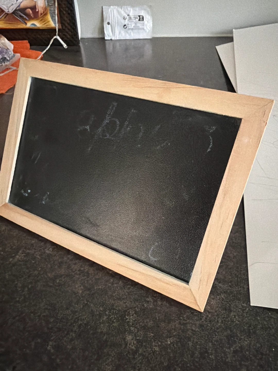 Small Wooden Framed Chalkboard