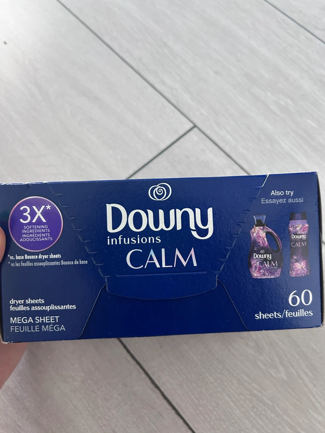 Downy Infusions Calm Mega Sheet Dryer Sheets - 60 Count - photo 3