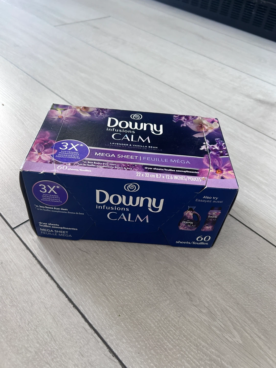 Downy Infusions Calm Mega Sheet Dryer Sheets - 60 Count - photo 2