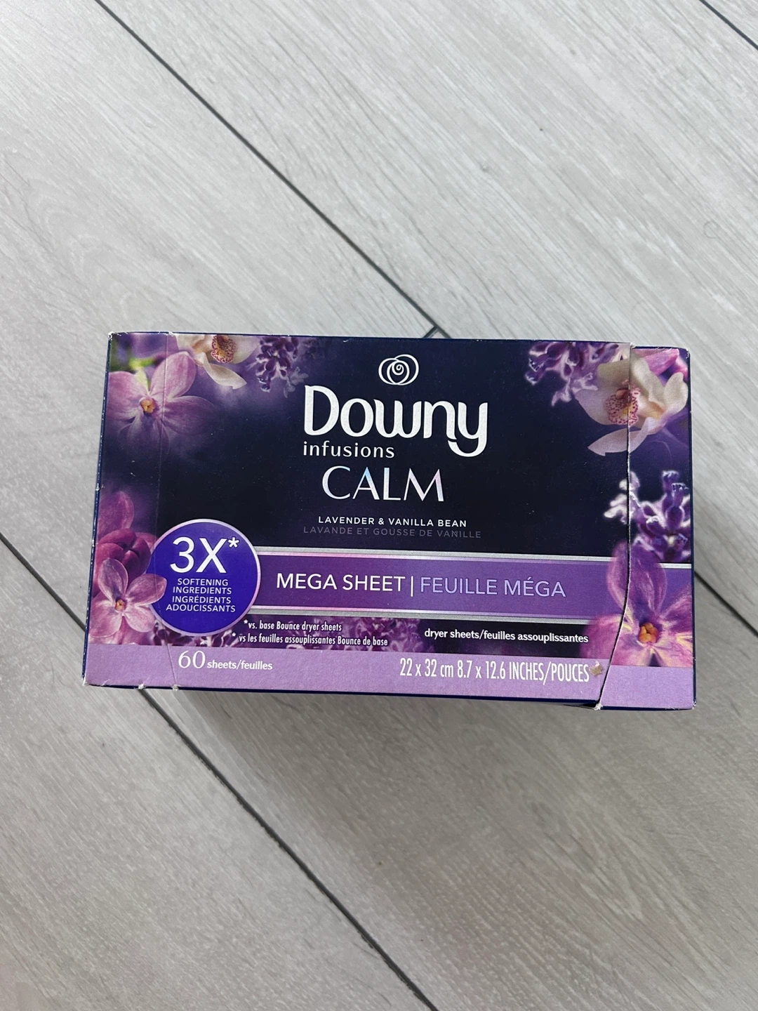 Downy Infusions Calm Mega Sheet Dryer Sheets - 60 Count