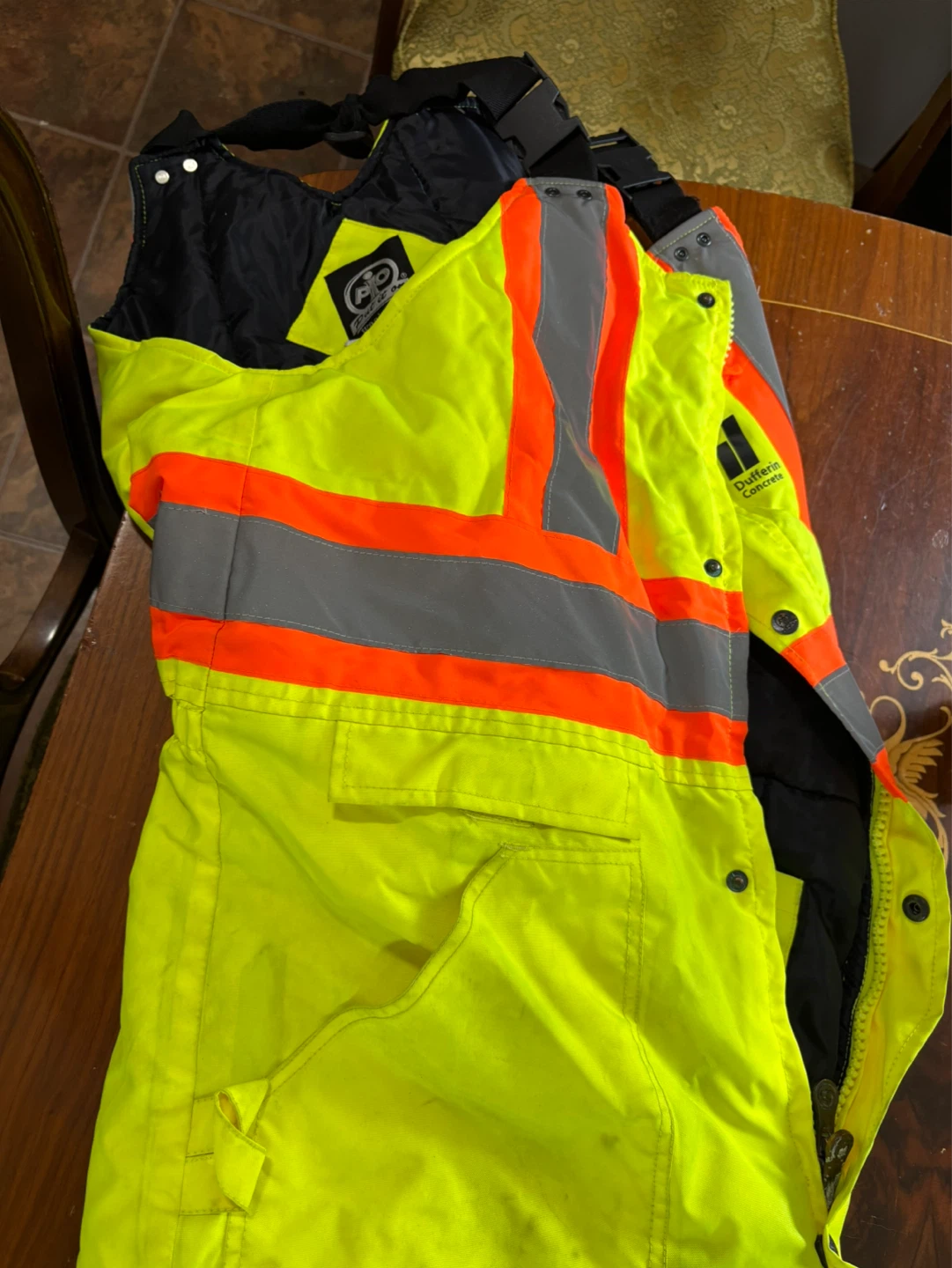 Put It On Work Bib Pants - S
