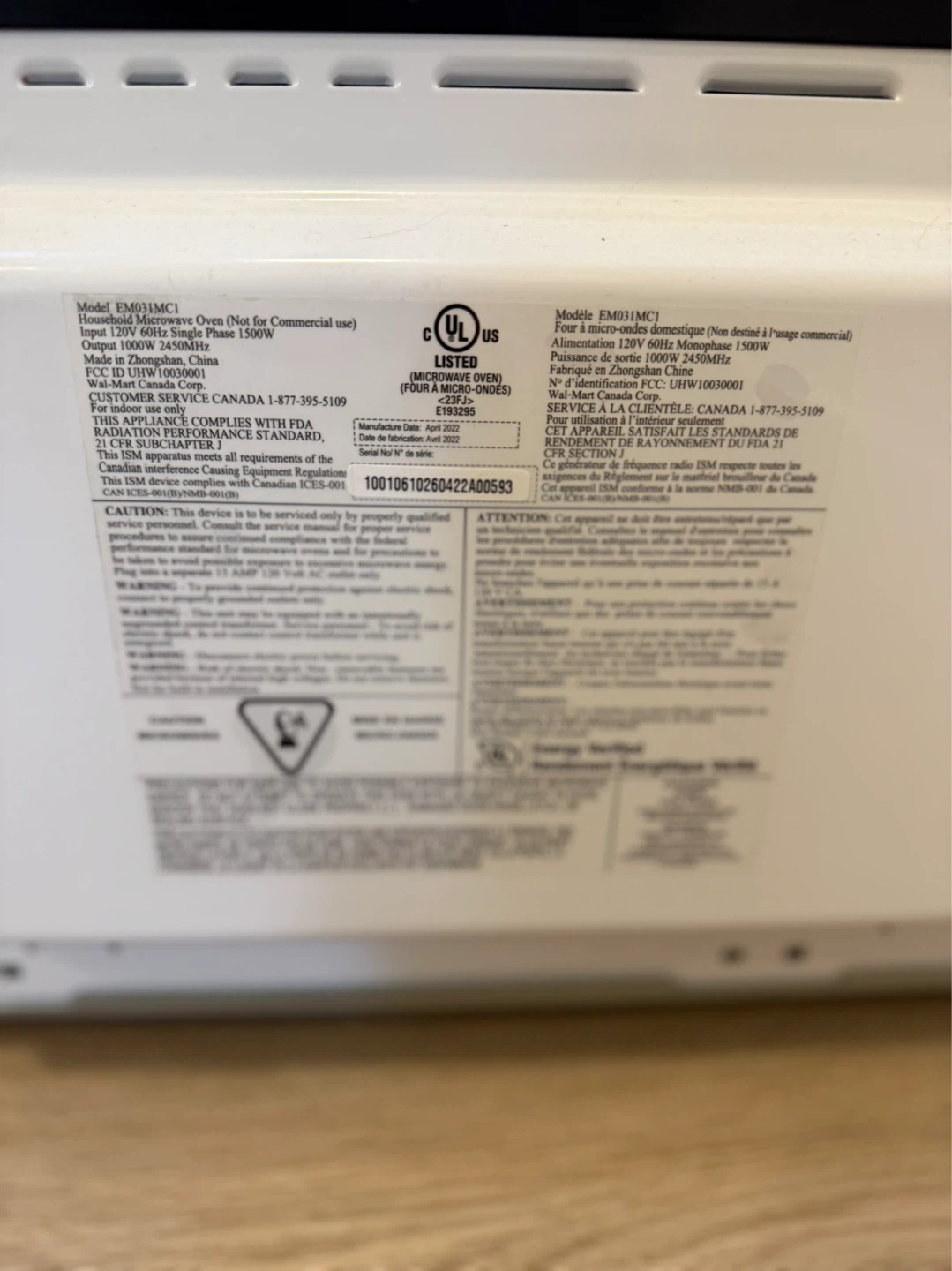 Hamilton Beach Microwave Oven - photo 4