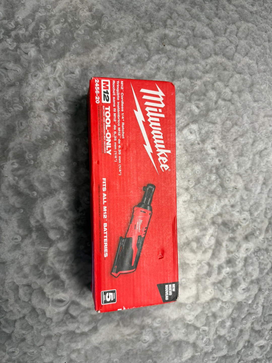 Milwaukee M12 Cordless 1/4-inch Ratchet Tool