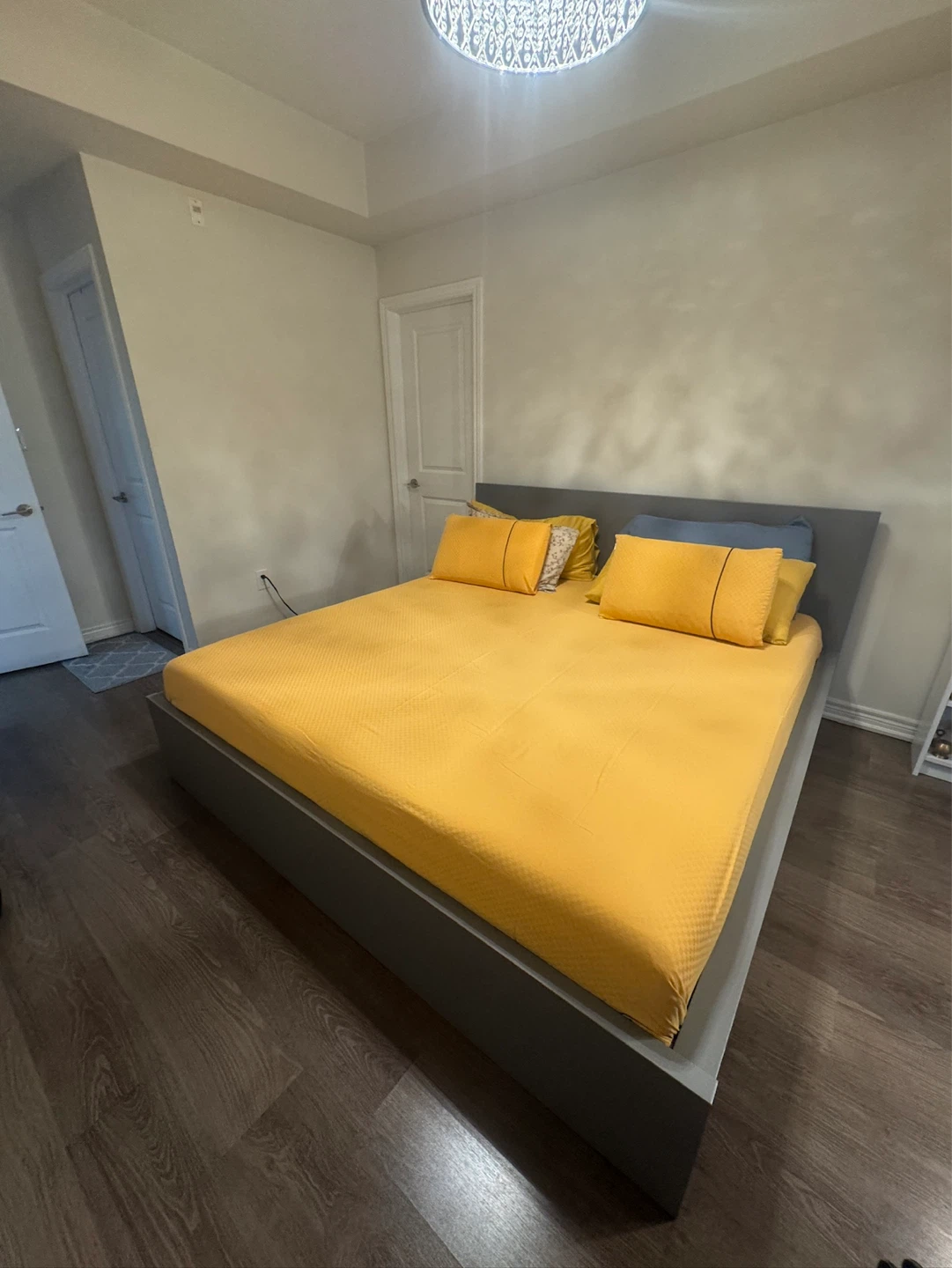 Moving Sale - IKEA Malm King Bed Frame with Mattress - photo 4