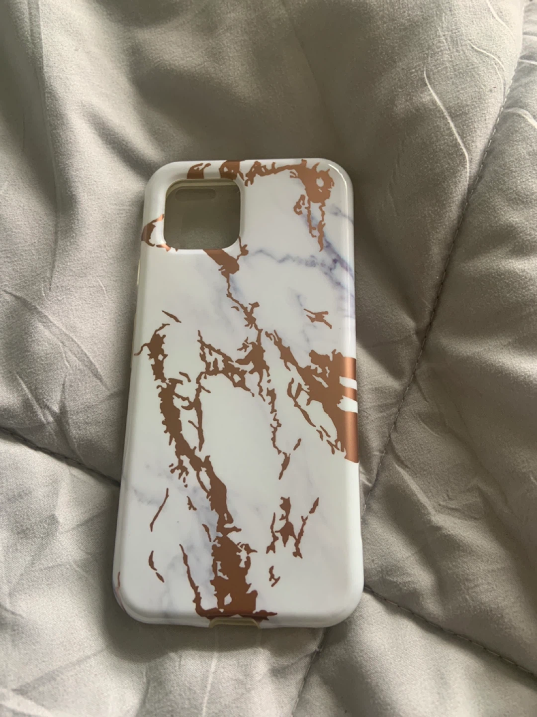 iPhone Case - Marble Rose Gold