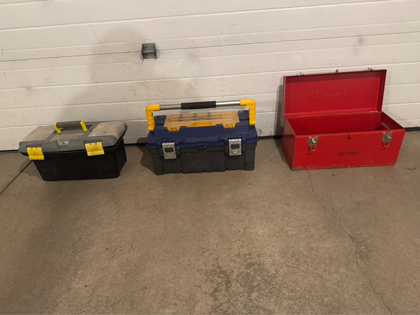 3 Toolboxes $10 each