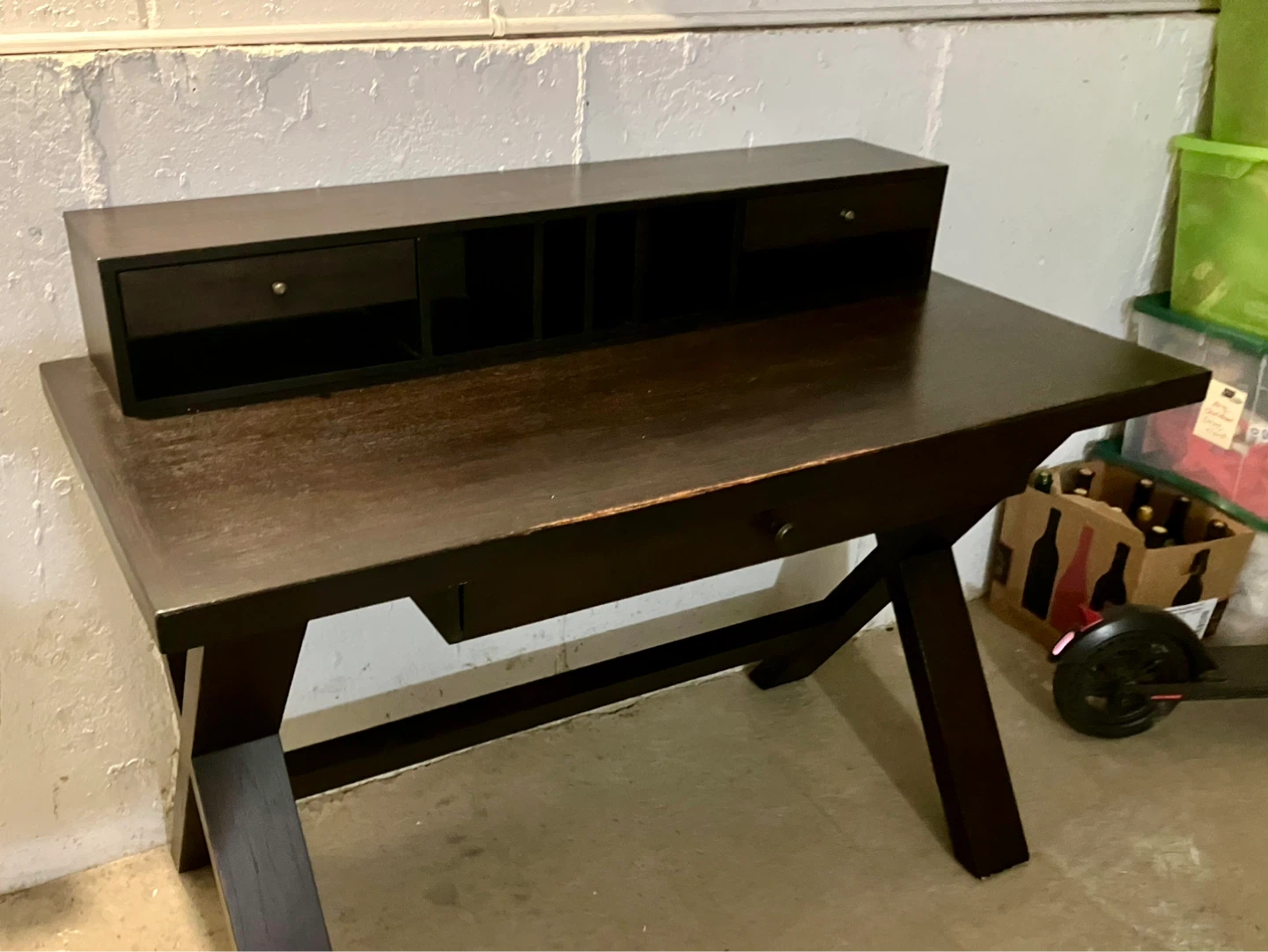 Beautiful Wooden Secretary Desk - photo 2
