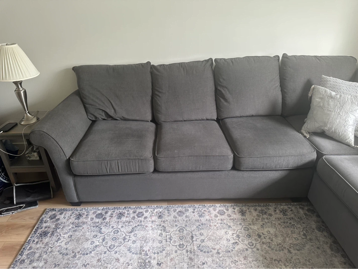 Grey Sectional Sofa - photo 3