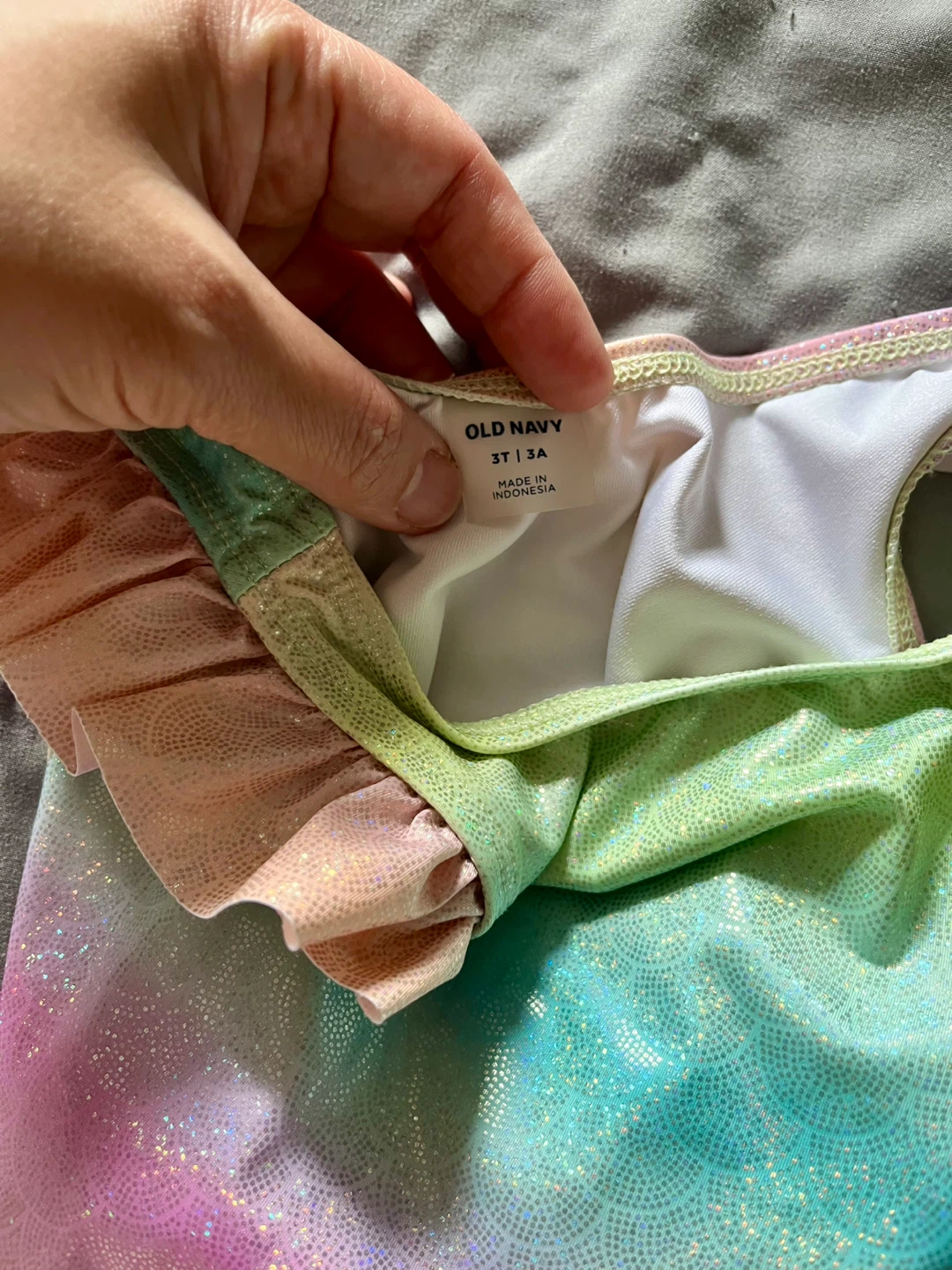 Old Navy Toddler Girls Rainbow Sparkle Swimsuit - photo 3