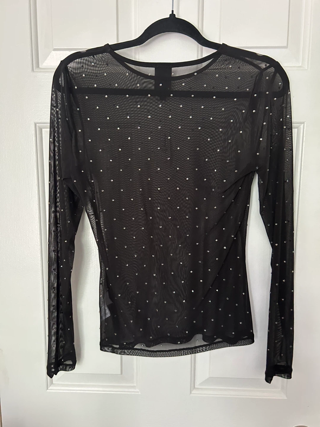 Mesh Rhinestone Top - Small - photo 3