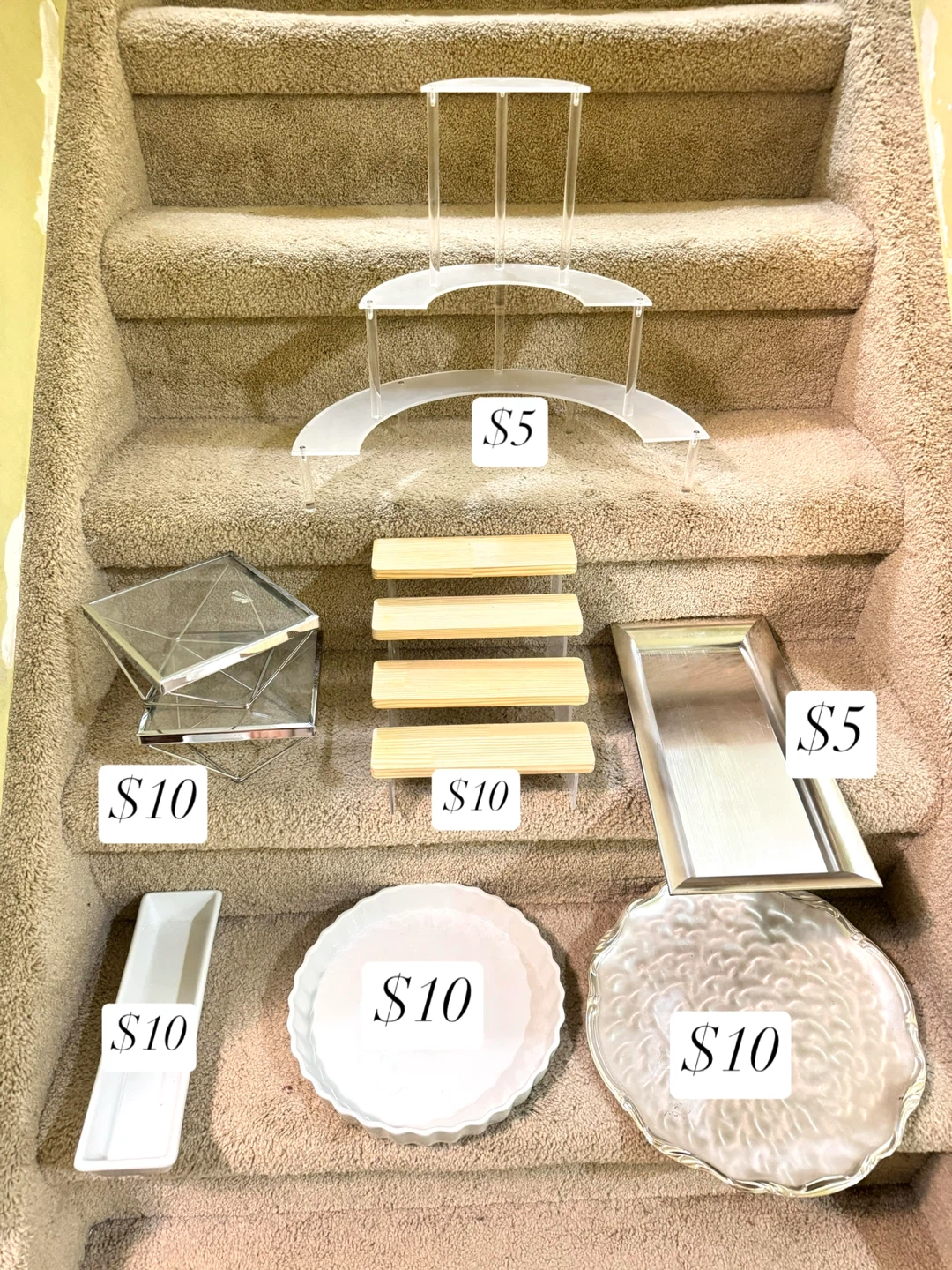 Display stands and platters