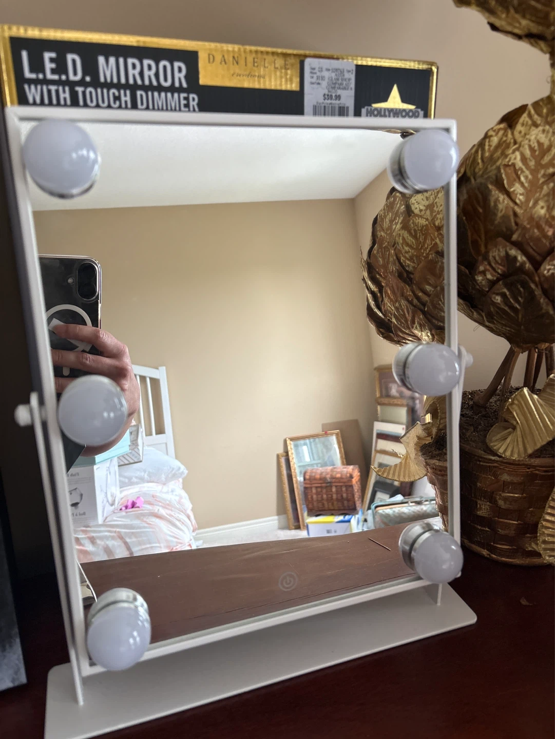 Danielle LED Makeup Mirror with Touch Dimmer