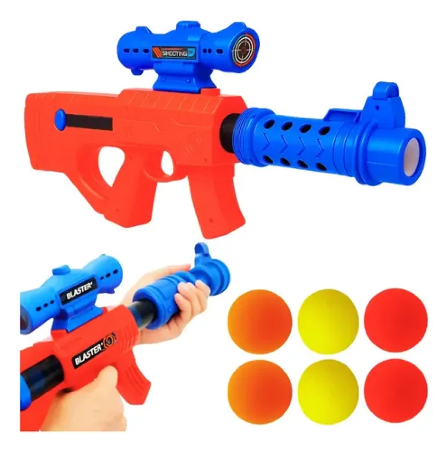 Toy Blaster Gun with No Foam Balls - photo 2