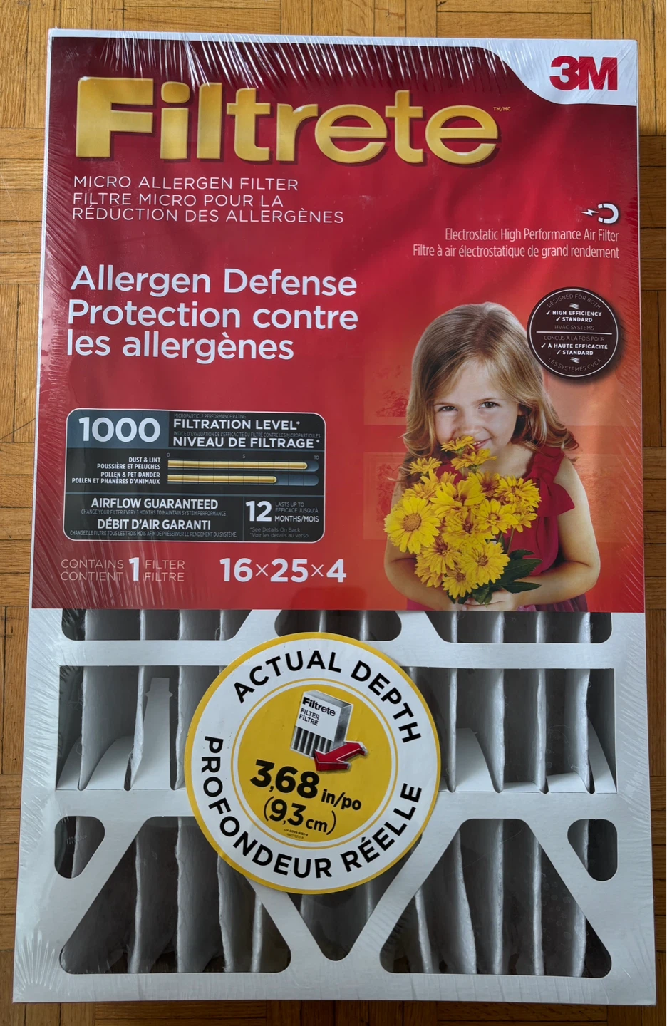 Filtrete 16x25x4 Micro Allergen Filter - photo 2