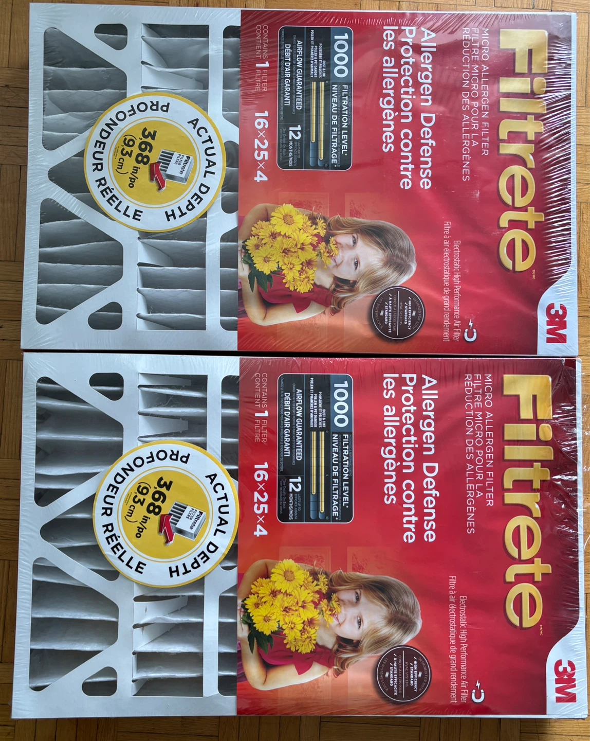 Filtrete 16x25x4 Micro Allergen Filter
