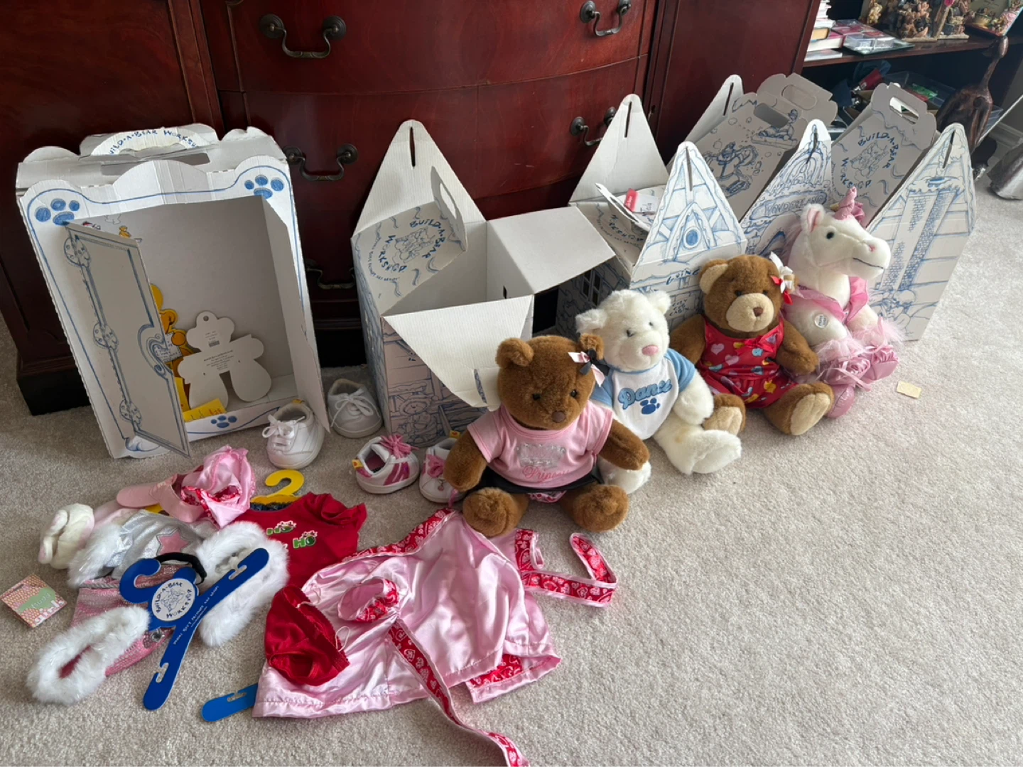 Build-A-Bear Workshop Stuffed Animals and Outfits