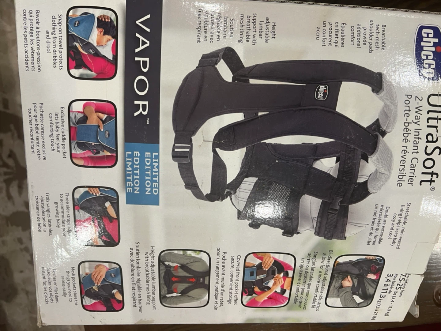 Chicco UltraSoft VAPOR Limited Edition Infant Carrier