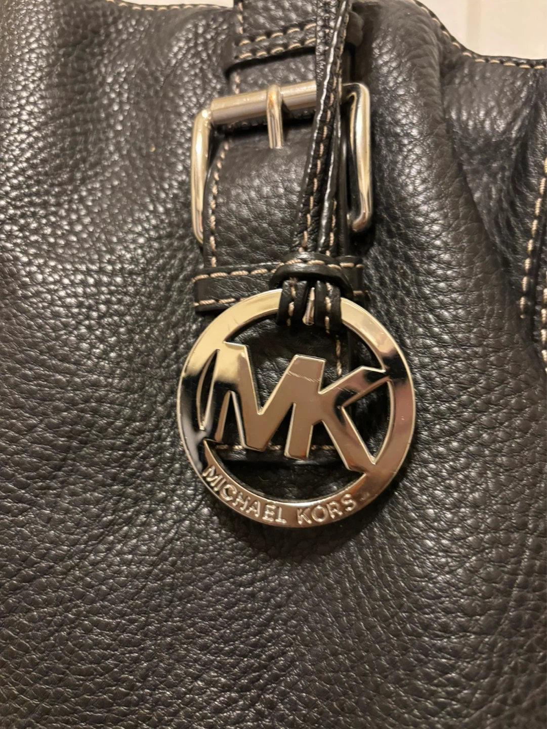 Michael Kors Black Leather Satchel Handbag - photo 2
