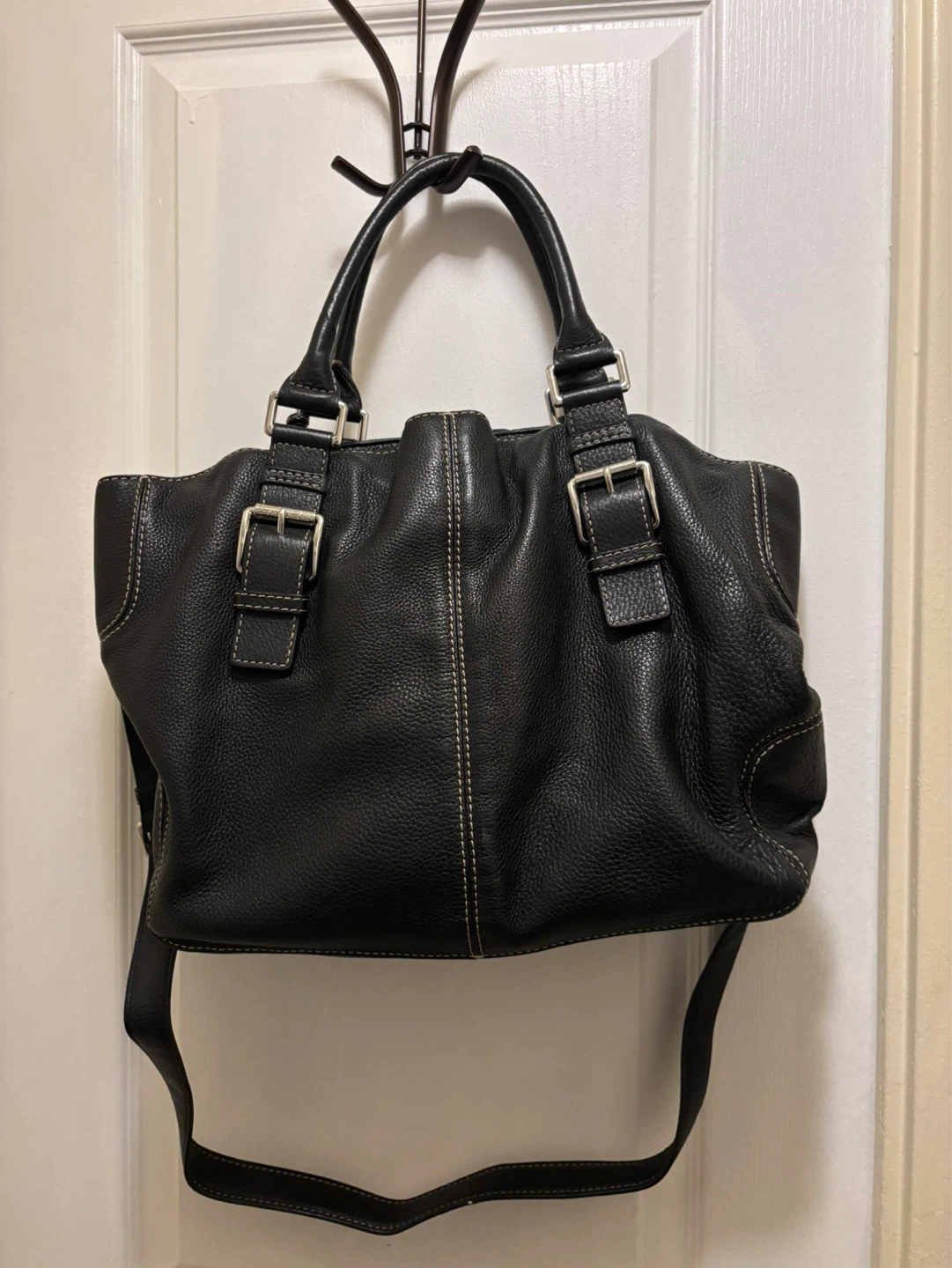 Michael Kors Black Leather Satchel Handbag - photo 4