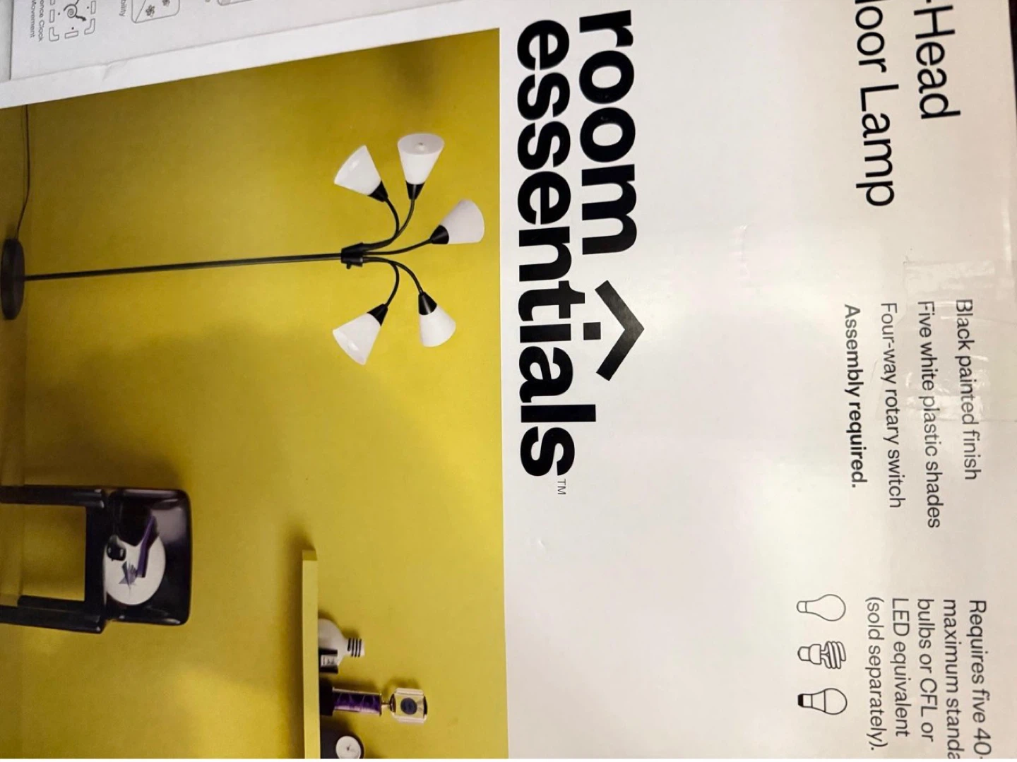 Room Essentials 5-Head Floor Lamp - photo 2