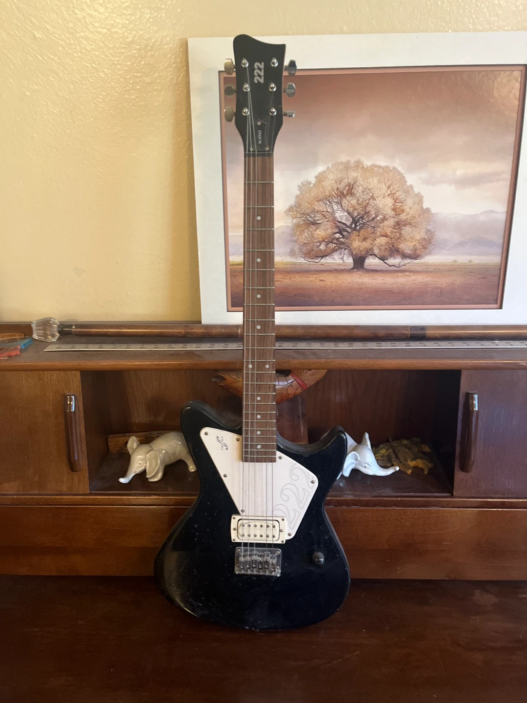 Black Electric Guitar