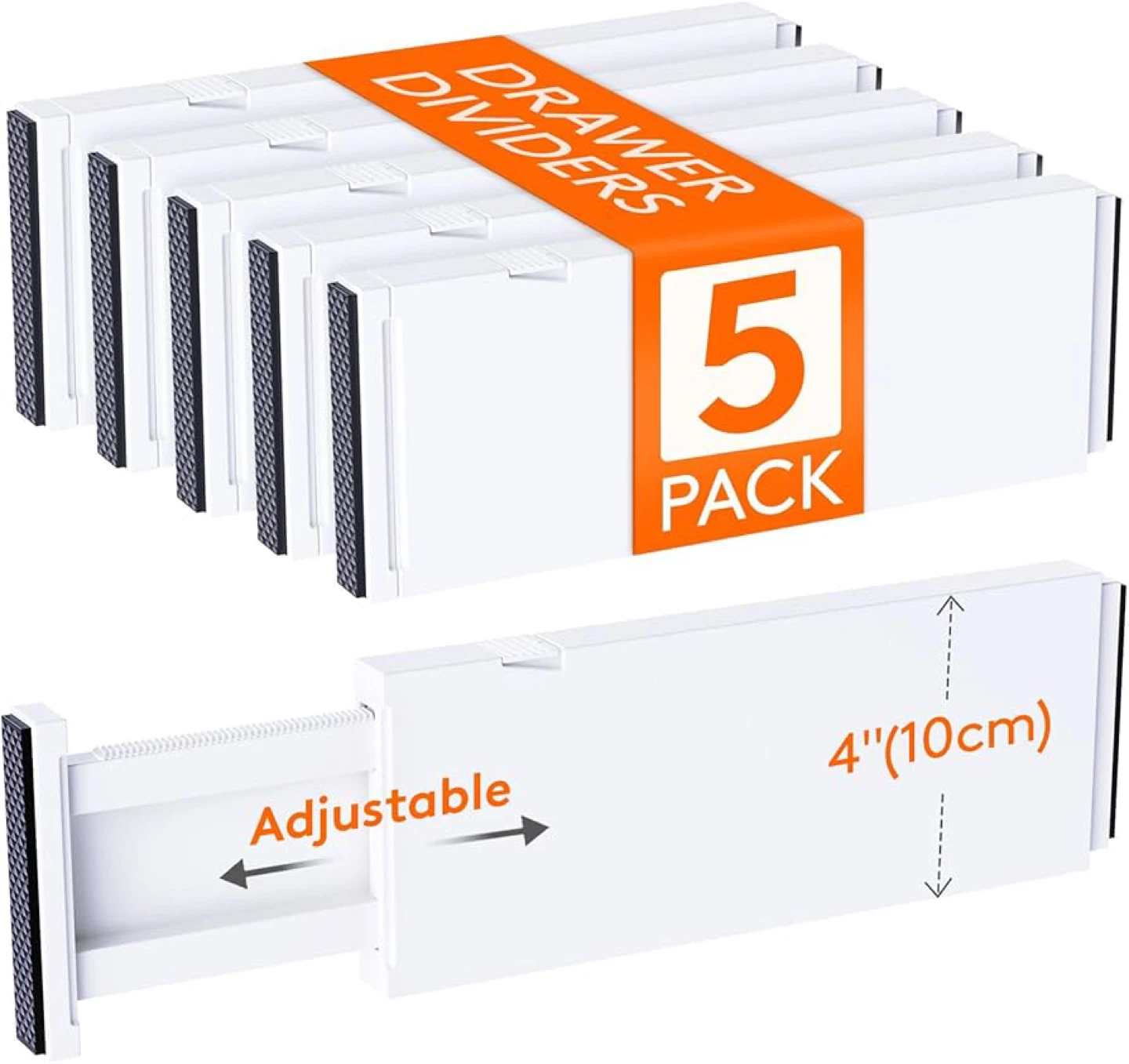 Lifewit Drawer Dividers - 5 Pack Adjustable - photo 2