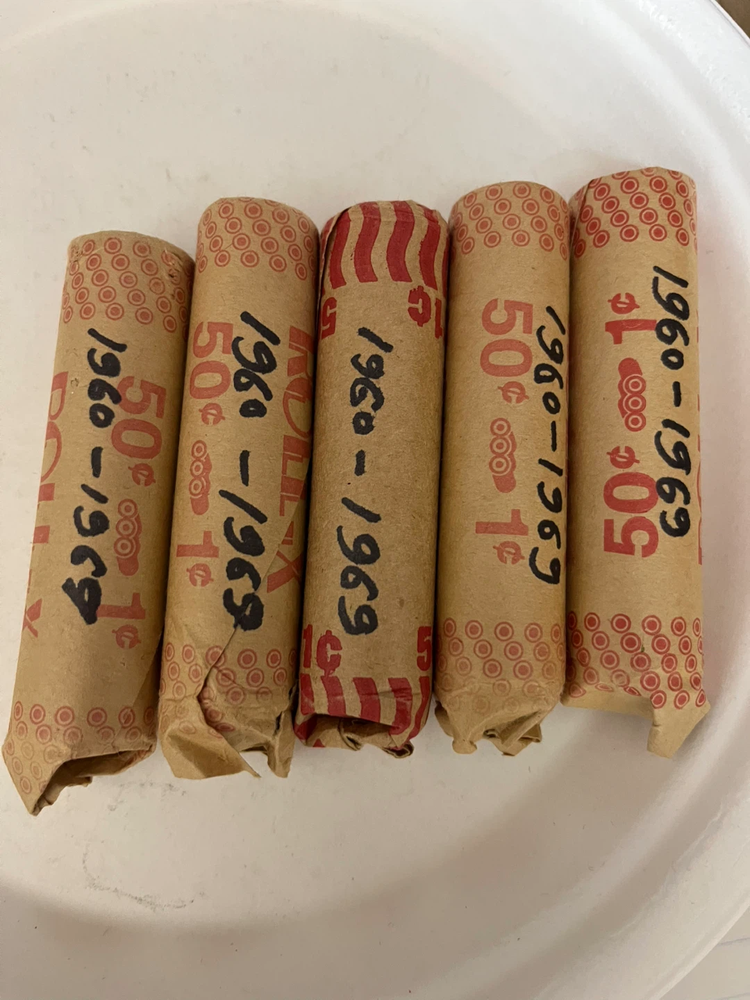 Assorted Rolls of Pennies  and loose 93 lbs - photo 3