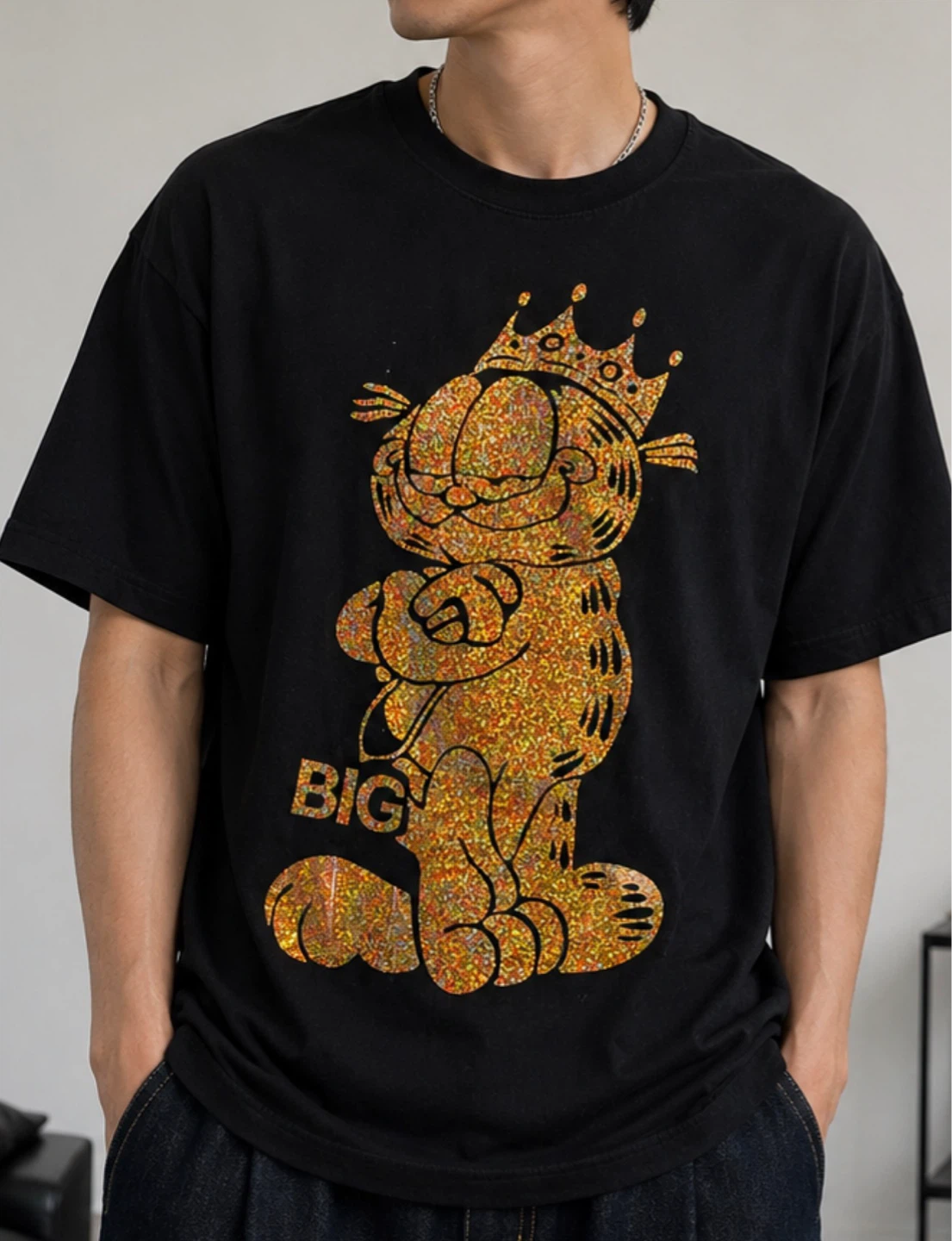 DELUXE Garfield BIG Graphic T-Shirt – Size 3XL