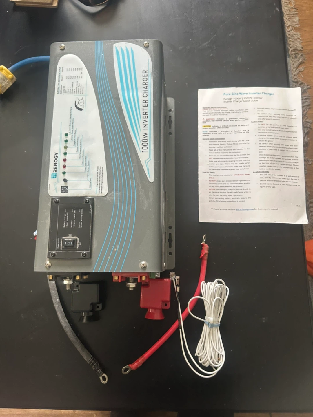Renogy 1000W Pure Sine Wave Inverter Charger