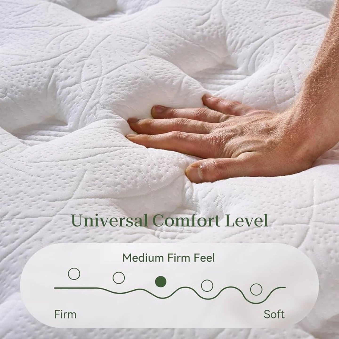 🔥 Brand New – 12" Full Size Hybrid Mattress (Memory Foam) - photo 3