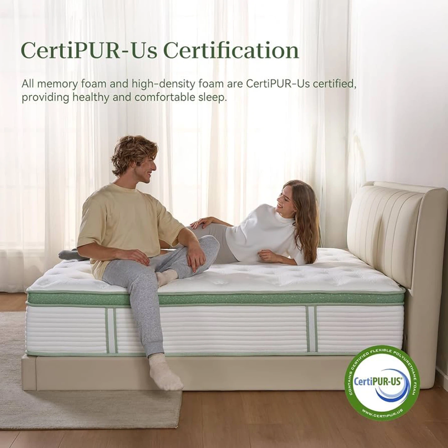 🔥 Brand New – 12" Full Size Hybrid Mattress (Memory Foam) - photo 5
