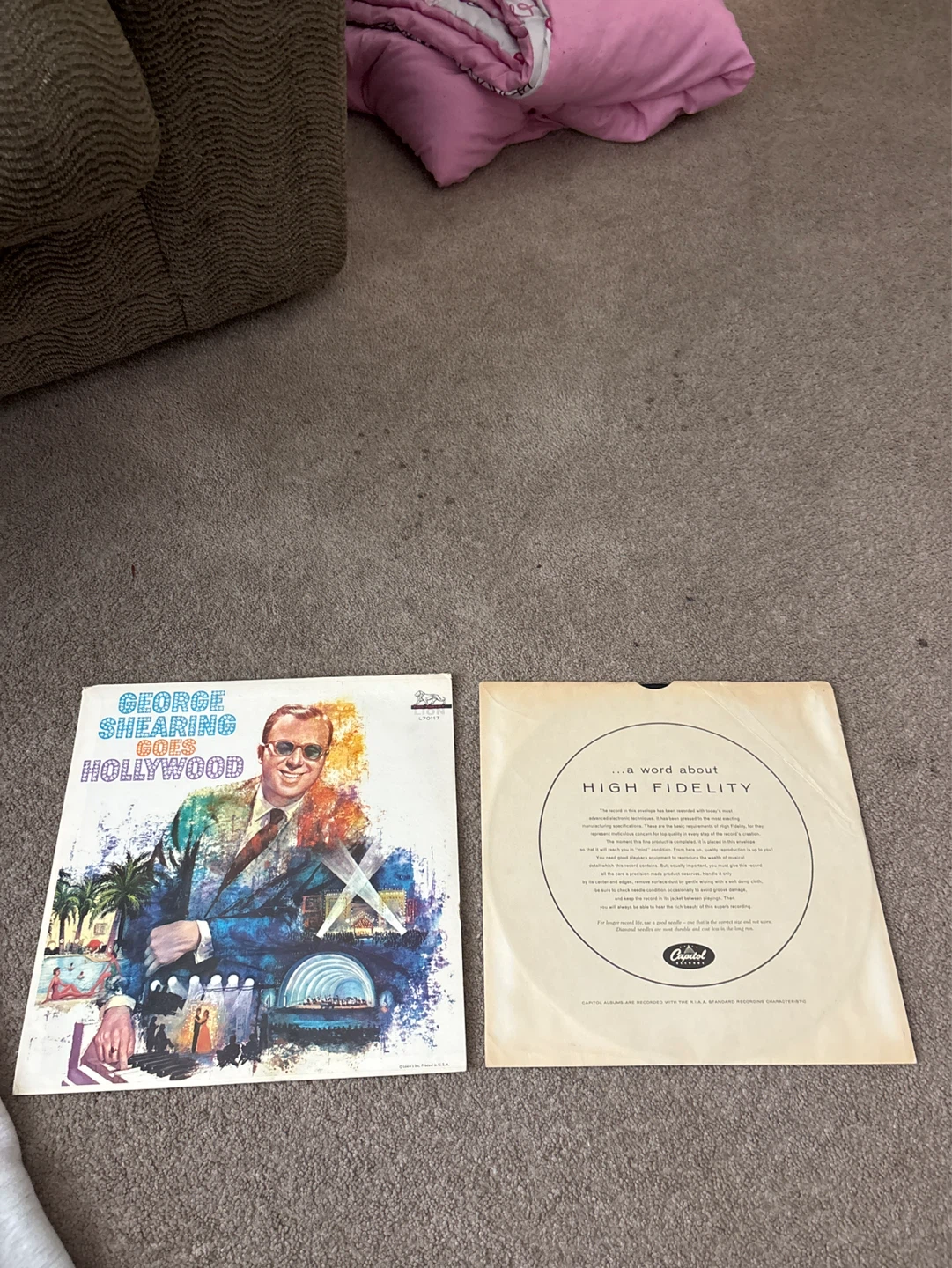 George Shearing Goes Hollywood Vinyl Record - photo 3
